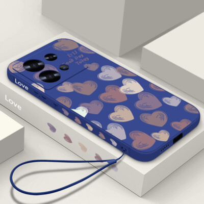 Hülle Für Xiaomi Poco X6 F6 13T Redmi Note 13 12 11 Pro Schutz Heart Case Cover