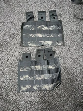 Lot of 2 Triple Mag Pouch Molle II Three 3 Magazine, ACU UCP, US Military NEW