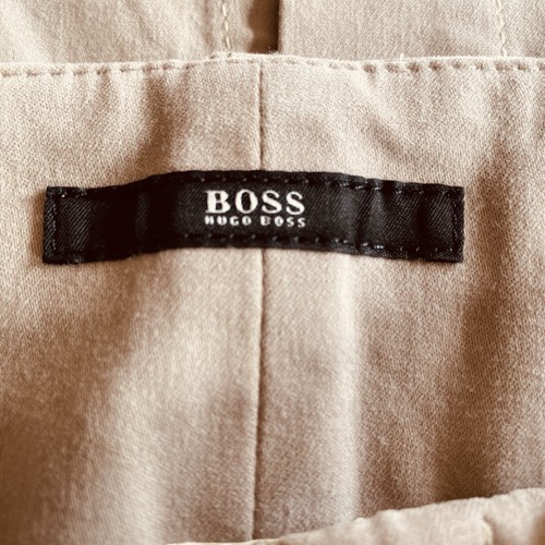 Hugo Boss Straight Skirt Womens Size 12 Beige Taupe High Waist Knee length - Picture 15 of 17