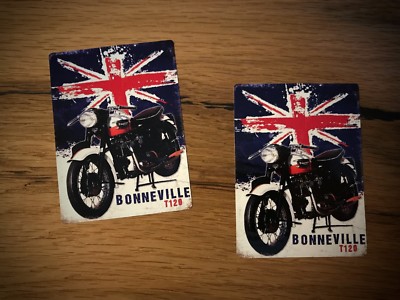 2x Bonneville Aufkleber Uk Cafe Racer Oldtimer England Old School Custom #191