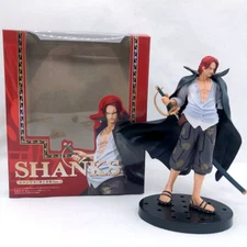 One Piece Shanks Red Hair Pop Figure Removable Hands Anime Toy