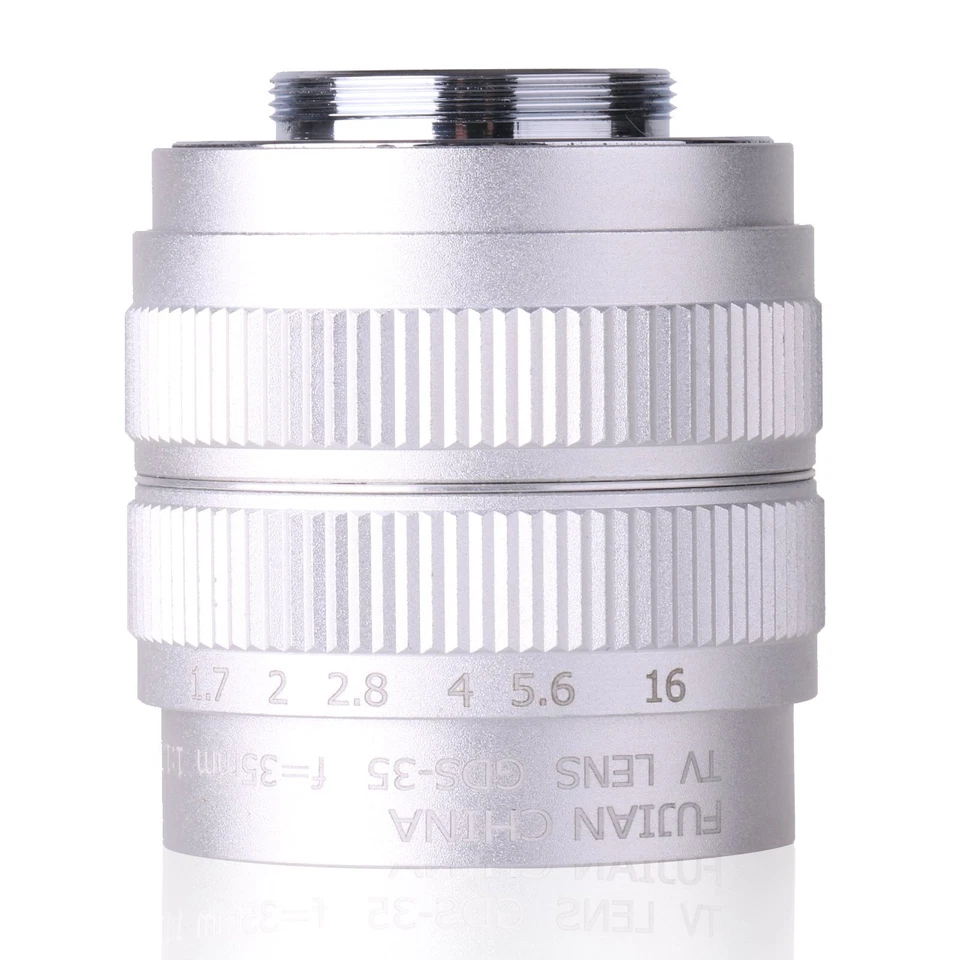 Fujian 35mm f/1.7 CCTV Lens Fixed Focal Lenses for Canon Sony C Mount Cameras S - Image 3 of 4