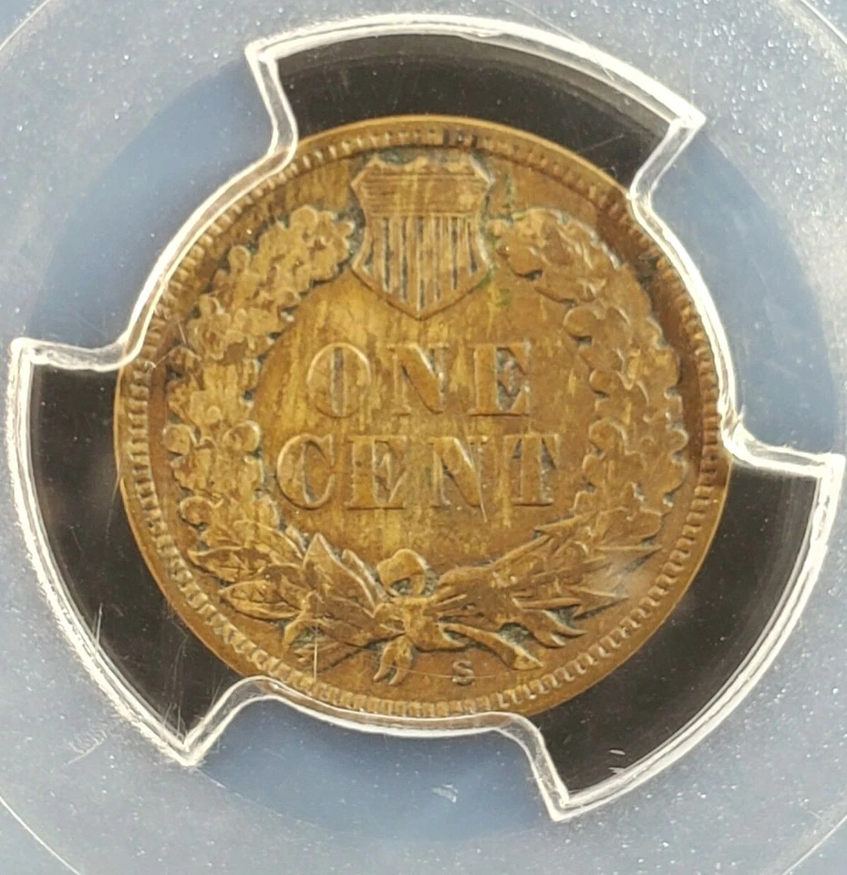 1908-S Indian Head Cent PCGS VF20 2232.20/84763538 - Image 4 of 4