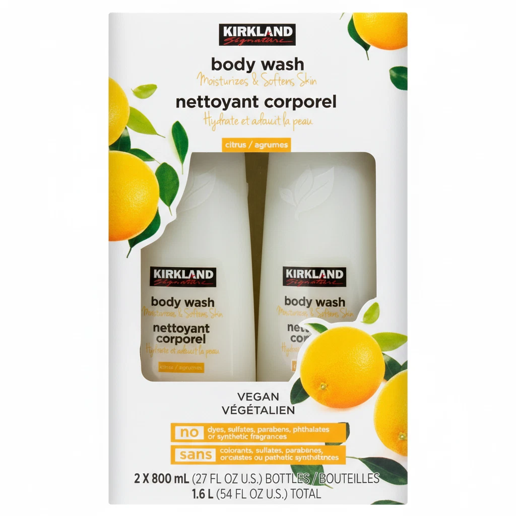 Kirkland Signature Liquid Body Wash Twin Pack