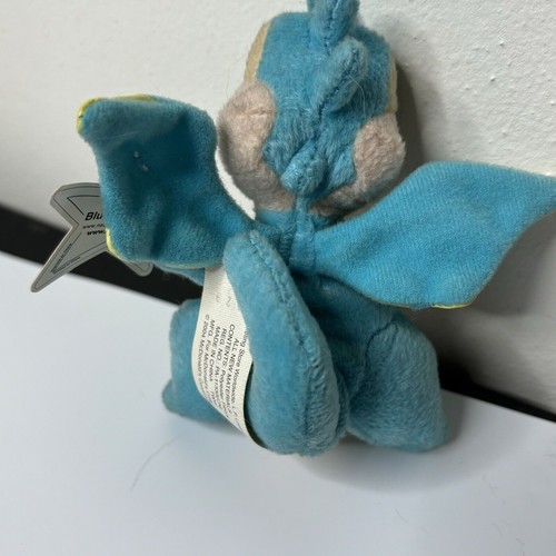 Neopets McDonalds 2004 Blue Scorchio Plush Dragon Plush 4" w/ Star Tag - Picture 4 of 6
