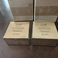 Lot of 2, Smooth Eye Mask, Moisturizing, ZOZU Contains Gold NIB, 30 Pairs In Box