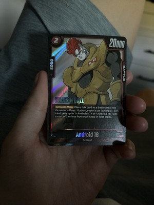 Android 16 SB01-002 R Foil DRAGON BALL Fusion World Manga Booster 01 EN NM/M
