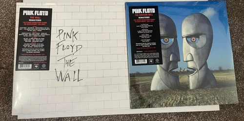 Pink Floyd The Wall & Division Bell Double Vinyl LP Bundle