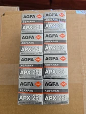 1 Roll AGFA APX25 Agfapan 135 APX 25 Film - 8 Rolls Available - Expired 2005