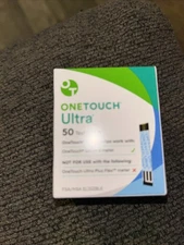 50ct OneTouch Ultra Test Strips – New Sealed – Exp 12/31/26 Free Shipping
