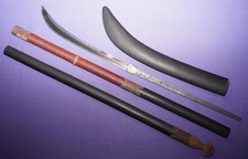 SEP(66) Antique Japanese Sword Kunimitsu Naginata in Koshirae