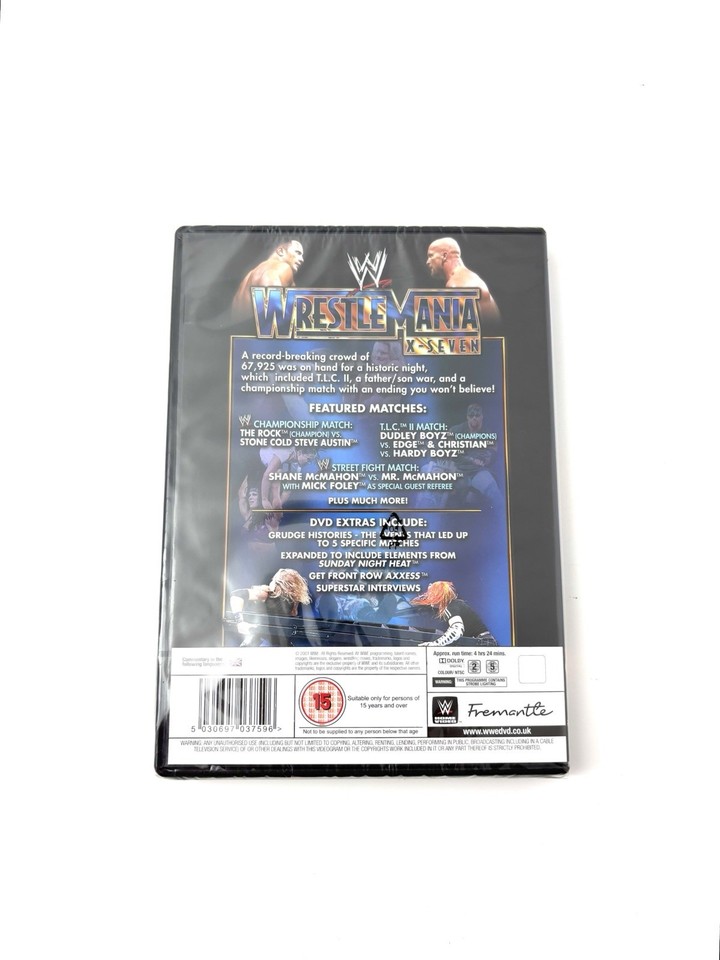 WWE WRESTLEMANIA 17 BRAND NEW WRESTLING DVD SEALED WWF WM