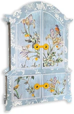 Advent Calendar | Reusable Advent Calendar in Cupboard Shape | 24 Drawers Filled