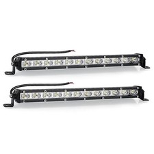 2pcs 14" LED Bar 80W 8000lm Single Row Driving Off 14in led light bar 2 Pack 