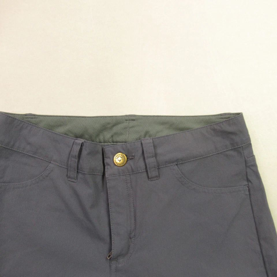 Pantalones Cortos Patagonia Mujer 0 Bolsillos Ligeros Chino Botón Gris Foto 2 de 4