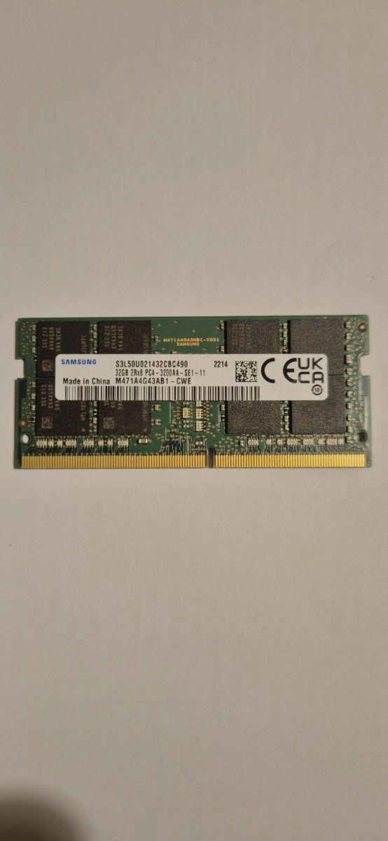 Samsung DDR4 SDRAM 32 GB Total Capacity Memory (RAM) for sale - eBay