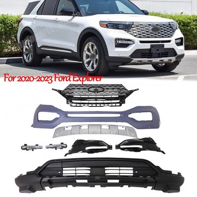 New Front Bumper Kit W/ Sensor Cutouts Fits 2020-2023 Ford Explorer