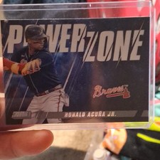 2022 Topps Stadium Club Power Zone Ronald Acuña Jr. PZ-1 Atlanta Braves Baseball
