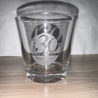 Four Roses Bourbon 130th Anniversay 3.1 Inch Embossed Whiskey Glass — photo 1