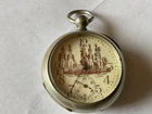 Waltham Wm Ellery  nickel model 83 11j 18s Key Wind  pocket watch silveroid case