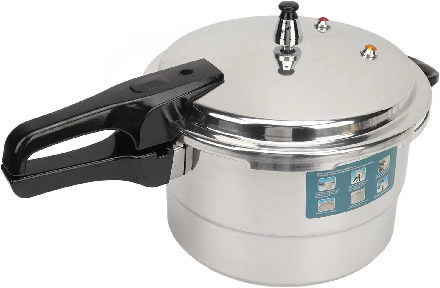 Stainless Steel Pressure Cooker Induction & Stove Top Kitchen Pressure Cooker