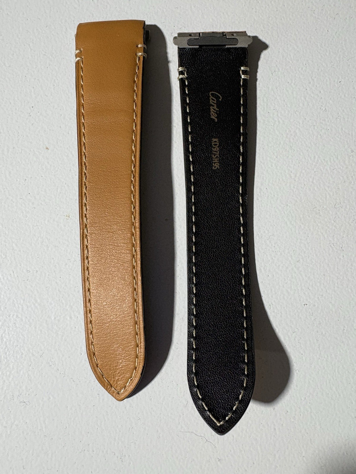 OEM Cartier Santos Quick Release  Brown Leather Strap