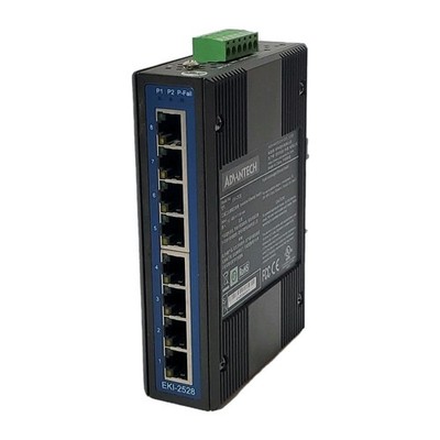Advantech EKI-2528 Industrial Ethernet Switch 8-Port 10/100 Mbps 
