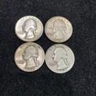 Washington Quarters 90% SILVER Lot 4 Scrap