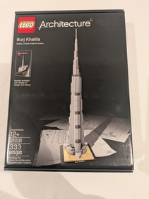 LEGO ARCHITECTURE: Burj Khalifa (21031)  100% Complete and Authentic