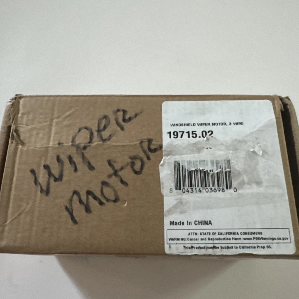 Motor limpiaparabrisas OMIX 3 hilos para modelos Jeep CJ 1976-1982 Foto 3 de 3