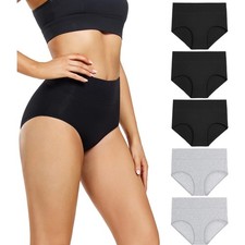 Damen Slip Baumwolle Hoch Taille Extra Weich ...
