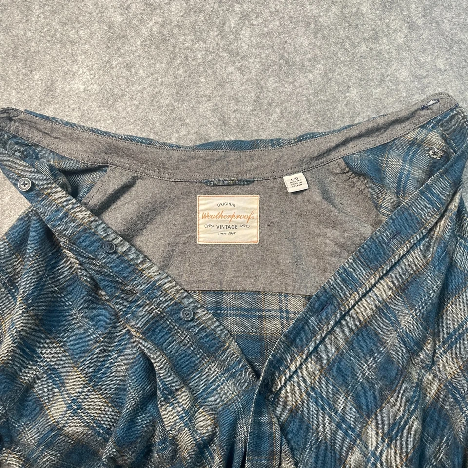 Men’s XXL Shirt Jacket Plaid Fleece Freedom Foundry Dry Goods Outdoor Workwear - Image 4 of 4