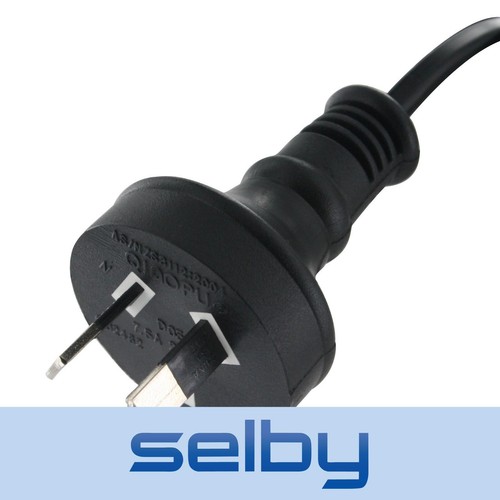5m Mains Power Lead Cord Cable AU 2-Pin to Figure 8 Plug 240V 7.5A - Picture 4 of 5