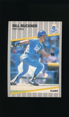 1989 Fleer #278 Bill Buckner * First Base * Kansas City Royals * NM/NM-MT *