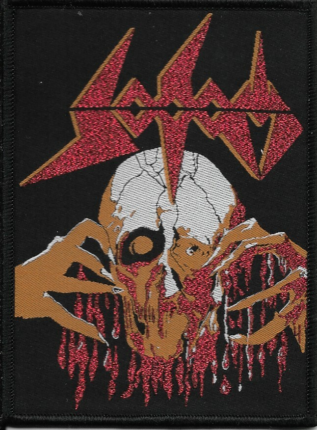 【新品未使用】【Wax Maniax】Sodom / Obsessed By C SODOM-OBSESSED BY CRUELTY-WOVEN PATCH-THRASH METAL-GLITTER