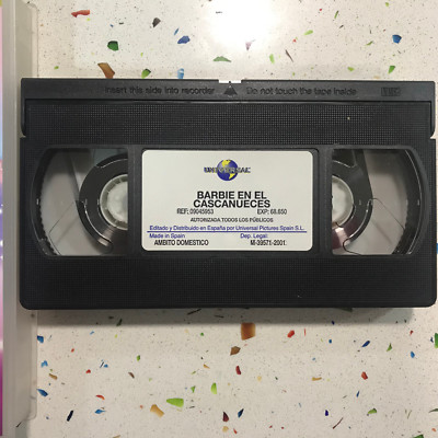 BARBIE PRINCESA EL CASCANUECES VHS UNIVERSAL LA PELICULA CINTA TAPE AM