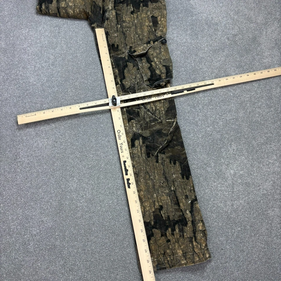 Pantalón Realtree Mujer 28x30 Marrón Carpintero Camuflaje Y2K Lona Ropa de Trabajo Dama Foto 4 de 4