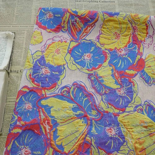 Mehtap Floral Woven Jacquard Fabric - Picture 3 of 6
