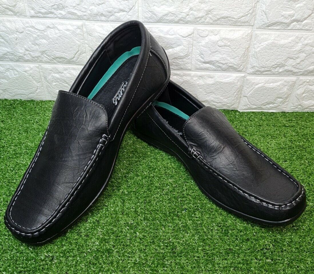 Chums Mens Black shoes UK Size 11 Sale Special Price Standard f Smart Slip on New popularity