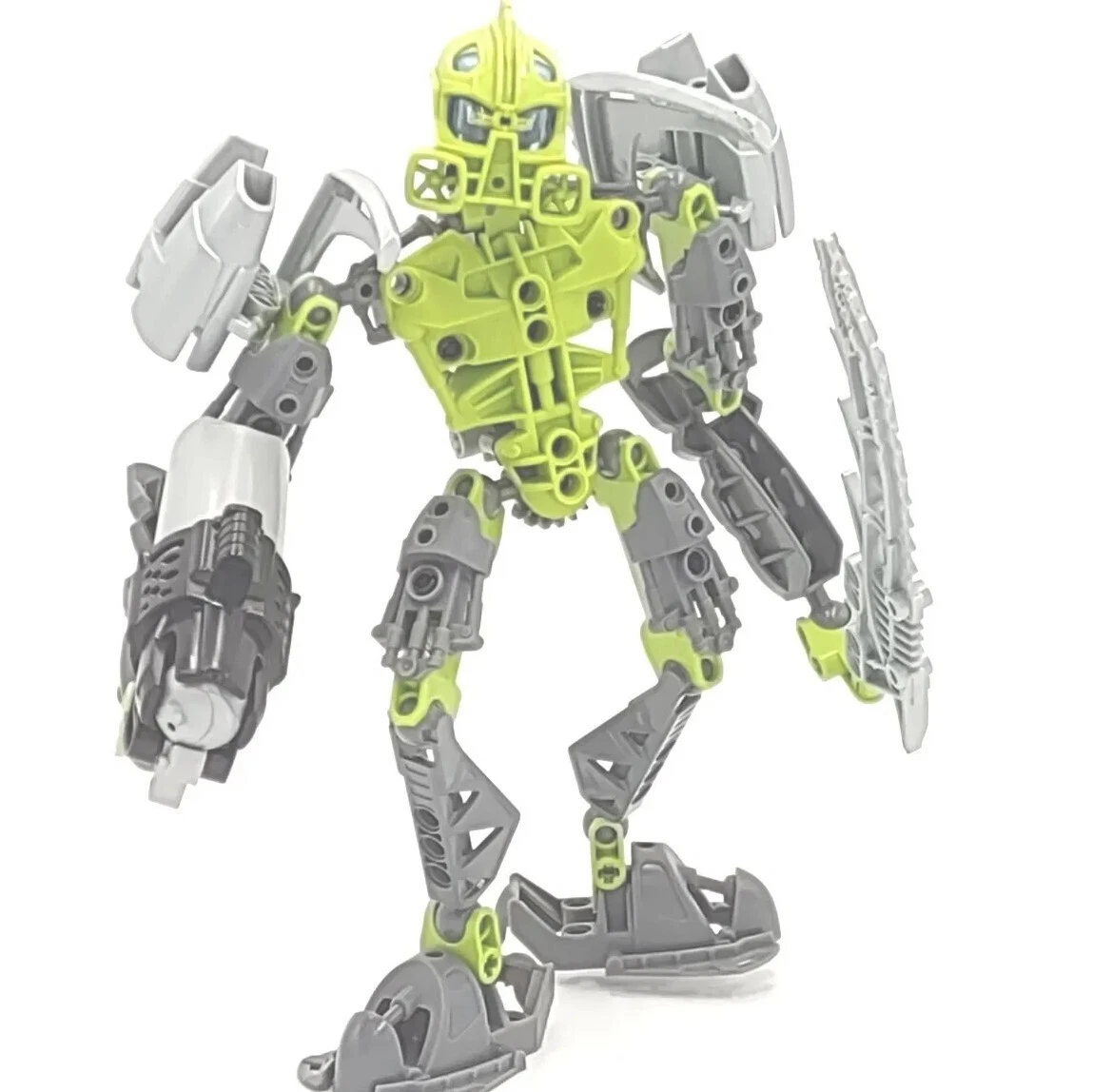 LEGO Bionicle Phantoka Toa Lewa 8686 Cracks On Joints 1 zamor