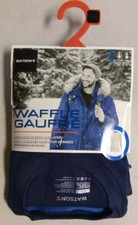 Watson's Waffle Gaufre Men's Long Sleeve Baselayer Large Navy