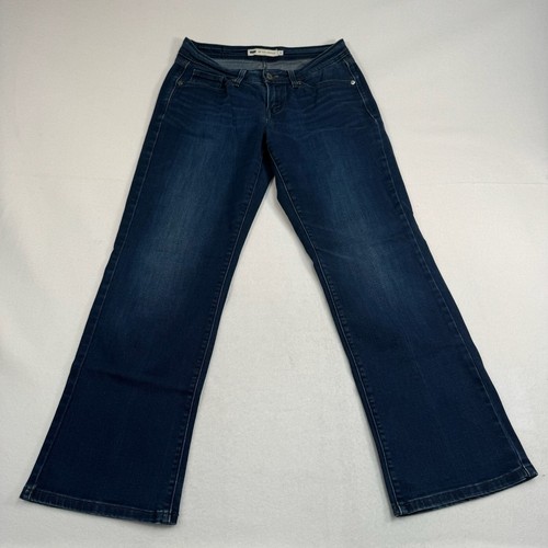 Levis Jeans Womens 6 Blue 529 Curvy Bootcut Mid Rise Dark Wash