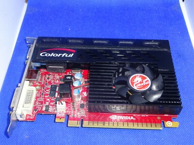 COLORFUL GEFORCE GT 430 1GB PCI-E GRAPHICS CARD DVI-HDMI-VGA #GK2642