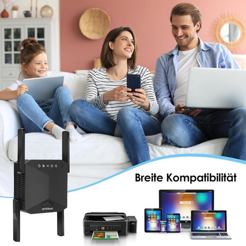 Amplificateur WiFi 1200 Mbps Répéteur WiFi Dual Band 5 GHz 2,4 GHz WPS Extend C534 - Photo 7/7