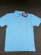 NEW WITH TAGS KHQ APPROVED SCHOOLWEAR Boys Short sleeve Polo Shirts 10-12 HUSKY
