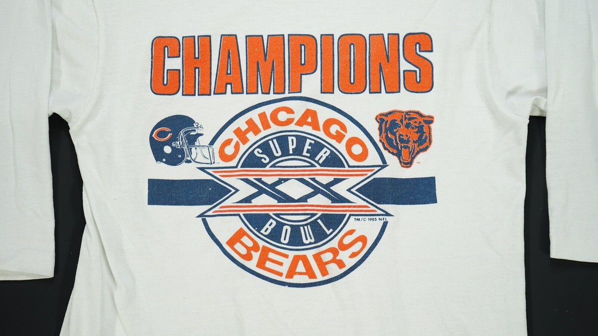 Rare VTG MILLER Chicago Bears Super Bowl XX Champs 1985 3/4