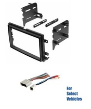 Kit de montaje de radio estéreo de auto doble Din arnés de cables para algunos Ford Lincoln Mercury