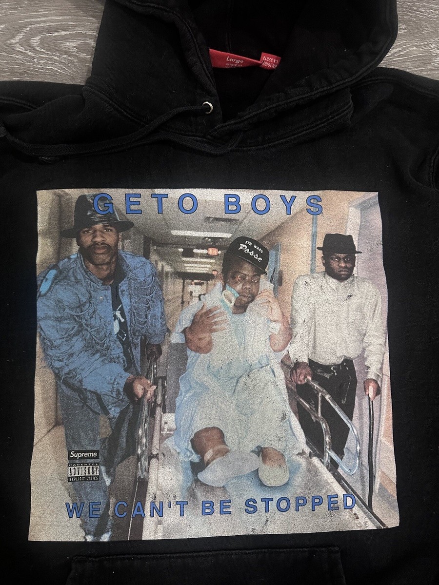 Supreme Rap-A-Lot Geto Boys Hooded Sweatshirt Black Large S/S 17