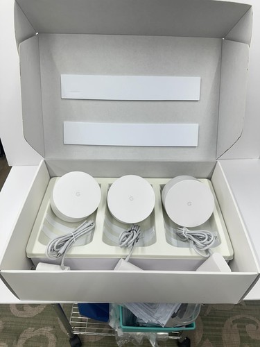 Pack de 3 routeurs système Google WiFi remplacement pour toute la couverture de la maison NLS-1304-25 - Photo 2/9