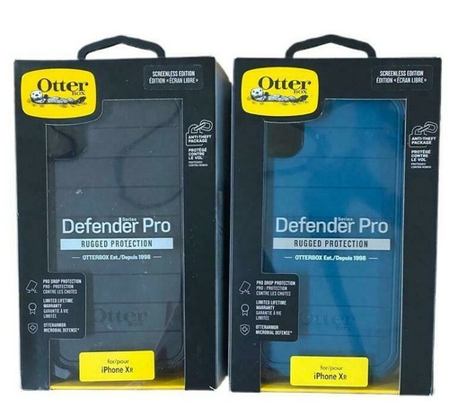 Funda Otterbox Defender Series Pro con funda para iPhone XR (6.1") Negro / Azul - Imagen 1 de 15